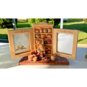 Classic Winnie The Pooh Charpente Disney Honey Cupboard Dual Picture Frame 3D